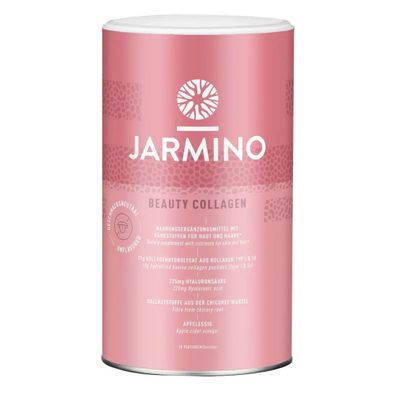 Jarmino Beauty Collagen mit Kollagenhydrolysat und Hyaluron, 450g, 30 Portionen