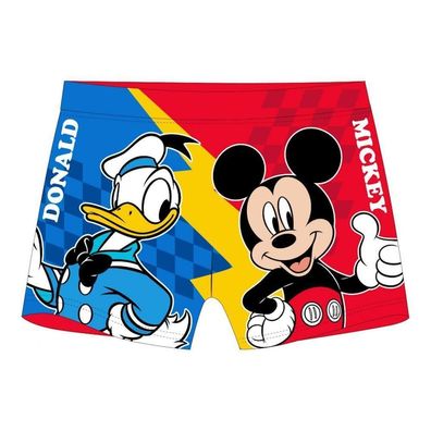 Badeshorts für Jungen "Mickey und Donald" | Blau , Gelb, Rot | 98-128
