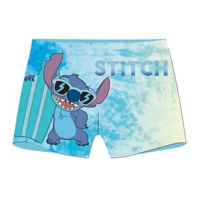 Stitch Badeshorts für Jungen | Blau - Türkis Farbverlauf | Größen 98-128