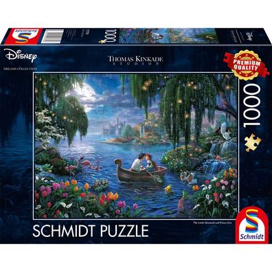 SSP Puzzle Disney, The Little Mermaid an 57370 / 1000 Teile - Schmidt Spiele ...