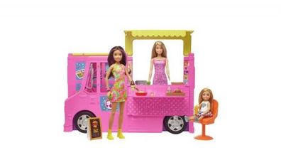 Mattel - Barbie Food Truck With 3 Dolls - Mattel - (Spielwaren / Play Sets)