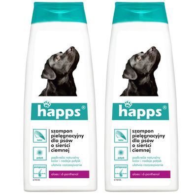 Hundeshampoo Hunde Shampoo Für Dunkles Schwarzes Fell Fellpflege 200ml x2