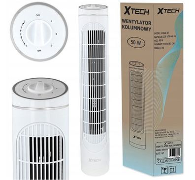 XTECH Säulenventilator Standventilator Lüfter Ventilator Klimagerät