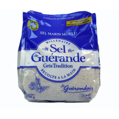 Sel de Guérande Meersalz - 500g - Natürliches, feines Salz für erstklassige Gerichte