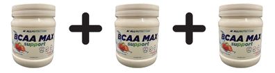 3 x BCAA Max Support, Strawberry - 500g