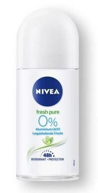 Nivea Fresh Pure Antitranspirant Roll-On, 50ml