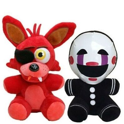 2 * FNAF Plüsch Five Nights at Freddy´s Sanshee Red Foxy Bear Spielzeug Plüschtiere