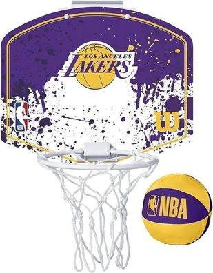 Wilson Mini-Basketballkorb NBA TEAM LOS Angeles LAKERS, Kunststoff