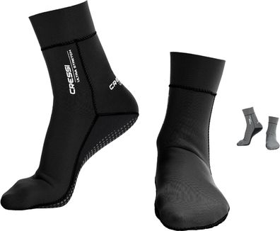 CRESSI Ultra Stretch Neoprene Socks 1.5mm - Unisex Erwachsene Doppelt Gefütterte