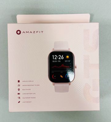 Defekt: Amazfit Smartwatch GTS mit 12 Sportmodi, GPS 1.65” AMOLED Display Fitnes