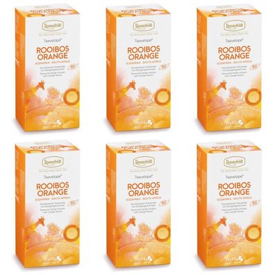 141,56 Euro/ 1 kg) Teavelope® Rooibos Orange BIO - 6er Packung
