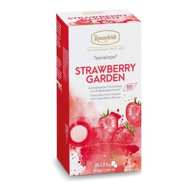 87,20 Euro/ 1 kg) Teavelope® "Strawberry Garden" BIO - 1er Packung