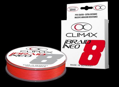 Climax I-Braid NEO Farbe Rot Meterware