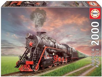 Educa - Puzzle 2000 Steam Locomotive - Educa - (Spielwaren / Puzzle)
