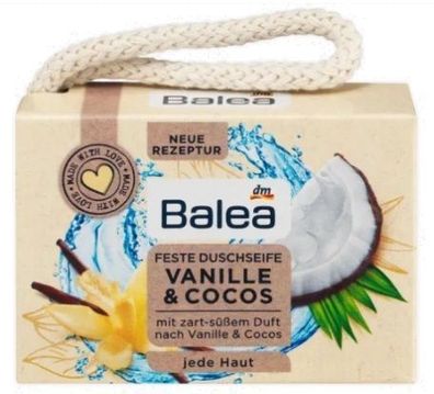 Balea Vanille & Kokos Duschgel, 100g - Sanfte Reinigung und Pflege
