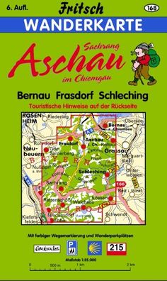 Aschau im Chiemgau. Bernau, Frasdorf, Sachrang, Schleching 1 : 35 000. Frit ...