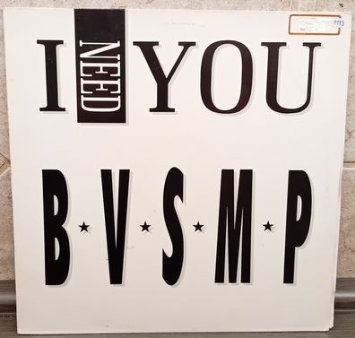 12" Maxi Vinyl BVSMP - I need You