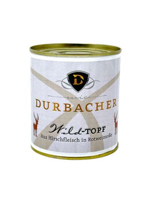Durbacher Feine Kost: Wild-Topf in cremiger Hirschsauce 300g