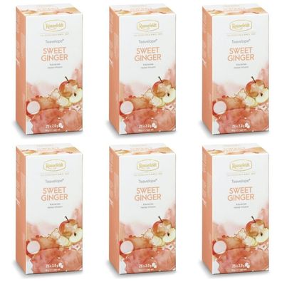 106,17 Euro/ 1 kg) Teavelope® Sweet Ginger - 6er Packung