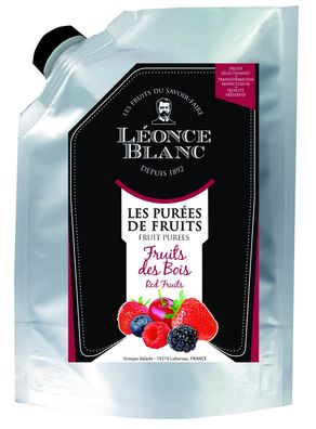 Leonce Blanc Waldfrucht Frucht-Püree 2x 1kg Püree aus roten Früchten Multivitamin