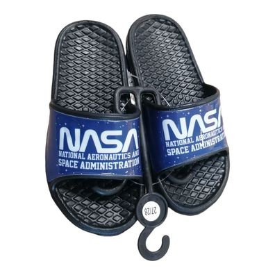 Badeschuhe / Badeschlappen "NASA" mit Logoschriftzug