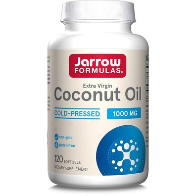 Jarrow Formulas, Extra Virgin Coconut Oil, 1000mg, 120 Weichkapseln | Sonderposten