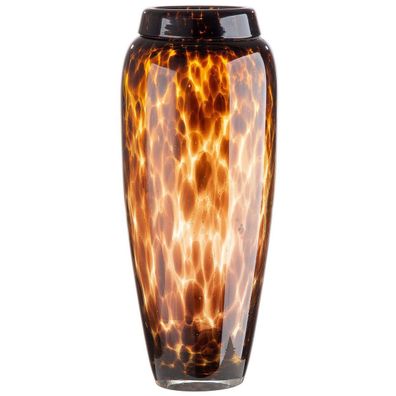 Glas Vase "Jungle"H35cm, von Gilde