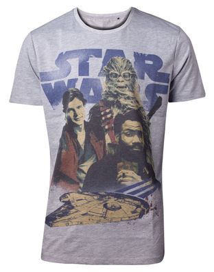 Star Wars - Han Solo 3 Is A Crowd Men's T-shirt - Difuzed TS141721STW - ...