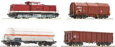 Roco 51321.1 Güterzug BR 114 mit 3 G-Wagen DR IV DCC Spur H0
