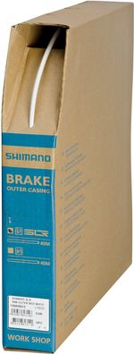 Shimano Bremszugaußenhülle SLR, 40 m, weiß