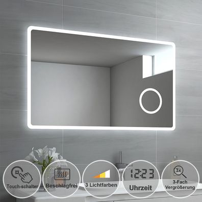 EMKE® LED Badspiegel Beleuchtung Schminkspiegel Badezimmerspiegel Wandspiegel Spiegel