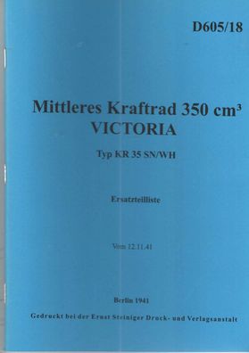 Ersatzteile Katalog Victoria KR 35 SN, Motorrad, Oldtimer