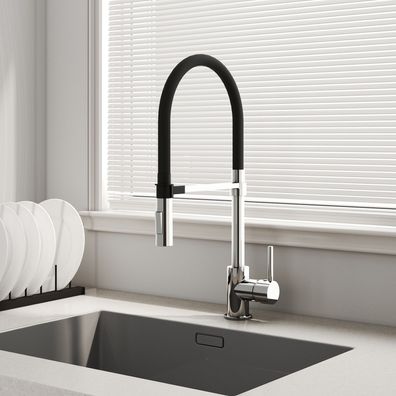 EMKE® Küchenarmatur Ausziehbar 360° Zinklegierung Spültischarmatur Wasserhahn
