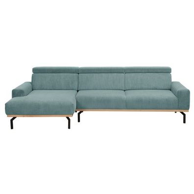 Max Winzer Emmi Longchair links / Sofa 2,5-Sitzer rechts eisblau