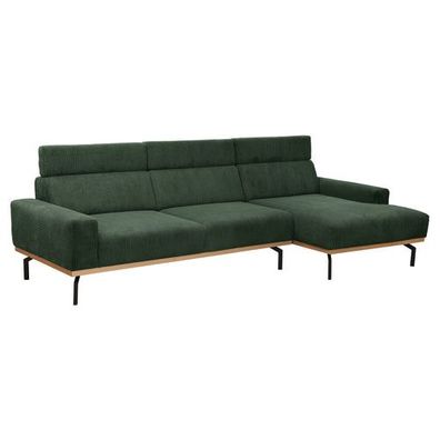 Max Winzer Emmi Sofa 2,5-Sitzer links / Longchair rechts dunkelgrün