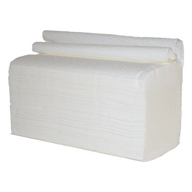 Papierhandtücher | weiß | 32 x 23 cm | 2-lagig | C-Falz | 2880 Handtücher