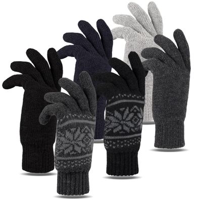 Winterhandschuhe für Damen und Herren Thinsulate Strick Handschuhe Tarjane®