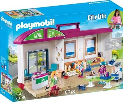 Playmobil 70146 - City Life Takeaway Veterinary Clinic - Playmobil - (Spielwaren /