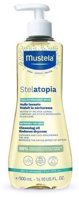 Mustela Stelatopia Reinigungsöl für empfindliche Haut 500ml