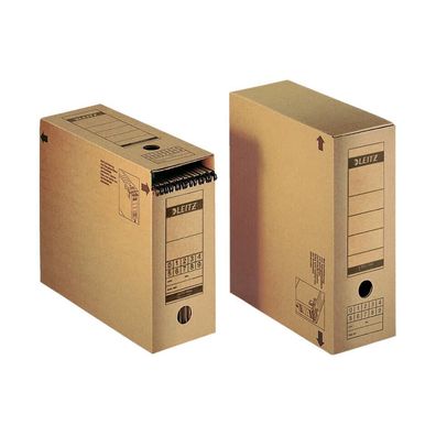 LEITZ Archivbox braun 6086-00-00 Archiv-Schachtel Premium