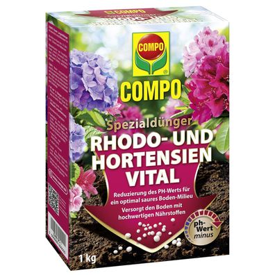 COMPO Rhodo- und Hortensien Vital Spezialdünger 1 kg