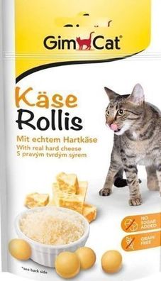 GimCat Käserollis, Leckerer Snack für Katzen