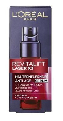 Loreal Revitalift Laser X3 Anti-Aging-Serum - 30ml Erneuerndes Anti-Age-Serum