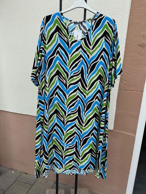 tolles Sommer Kleid in blau / grün / schwarz / weiß Größe 38 - 42/44