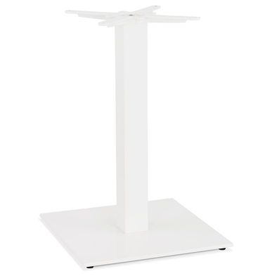 Kokoon® Tischfuß (ohne Tischplatte) 50x50x73 cm, Metall, Weiß,25,41 kg