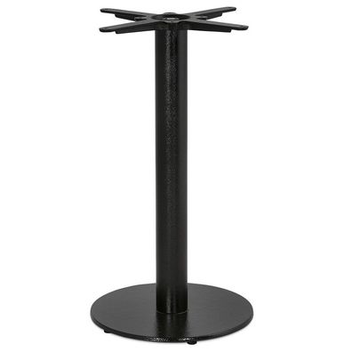 Kokoon® Tischfuß (ohne Tischplatte) 40x40x73 cm, Metall, Schwarz,16,72 kg