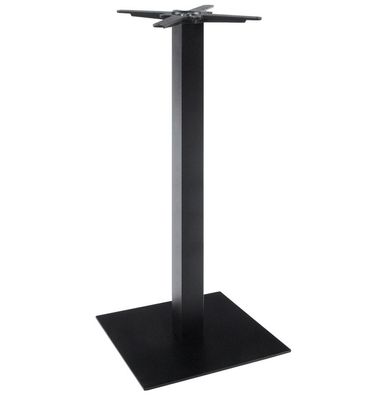 Kokoon® Tischfuß (ohne Tischplatte) 110cm 50x50x110 cm, Metall, Schwarz,24,2 kg