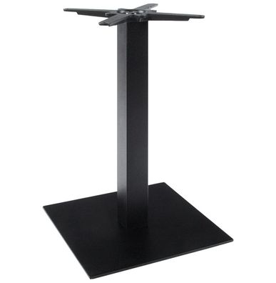 Kokoon® Tischfuß (ohne Tischplatte) 75cm 50x50x73 cm, Metall, Schwarz,26,6 kg