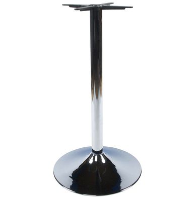 Kokoon® Tischfuß (ohne Tischplatte) 110cm 60x60x110 cm, Metall, CHROM,30 kg