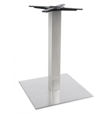Kokoon® Tischfuß (ohne Tischplatte) 75cm 50x50x73 cm, Metall, Rostfreier Stahl,22 kg